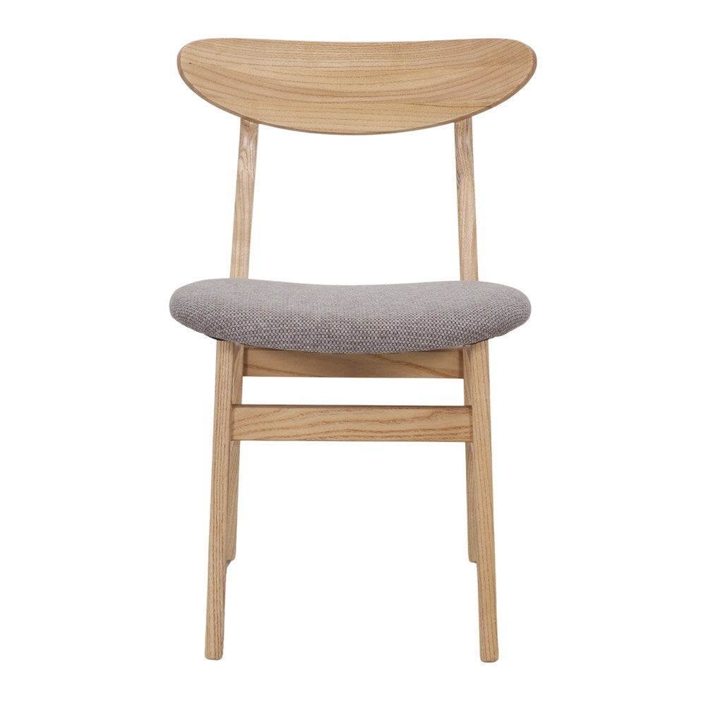 Set de 2 sillas de madera de olmo Martin