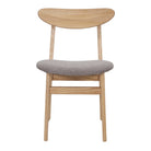 Set de 2 sillas de madera de olmo Martin