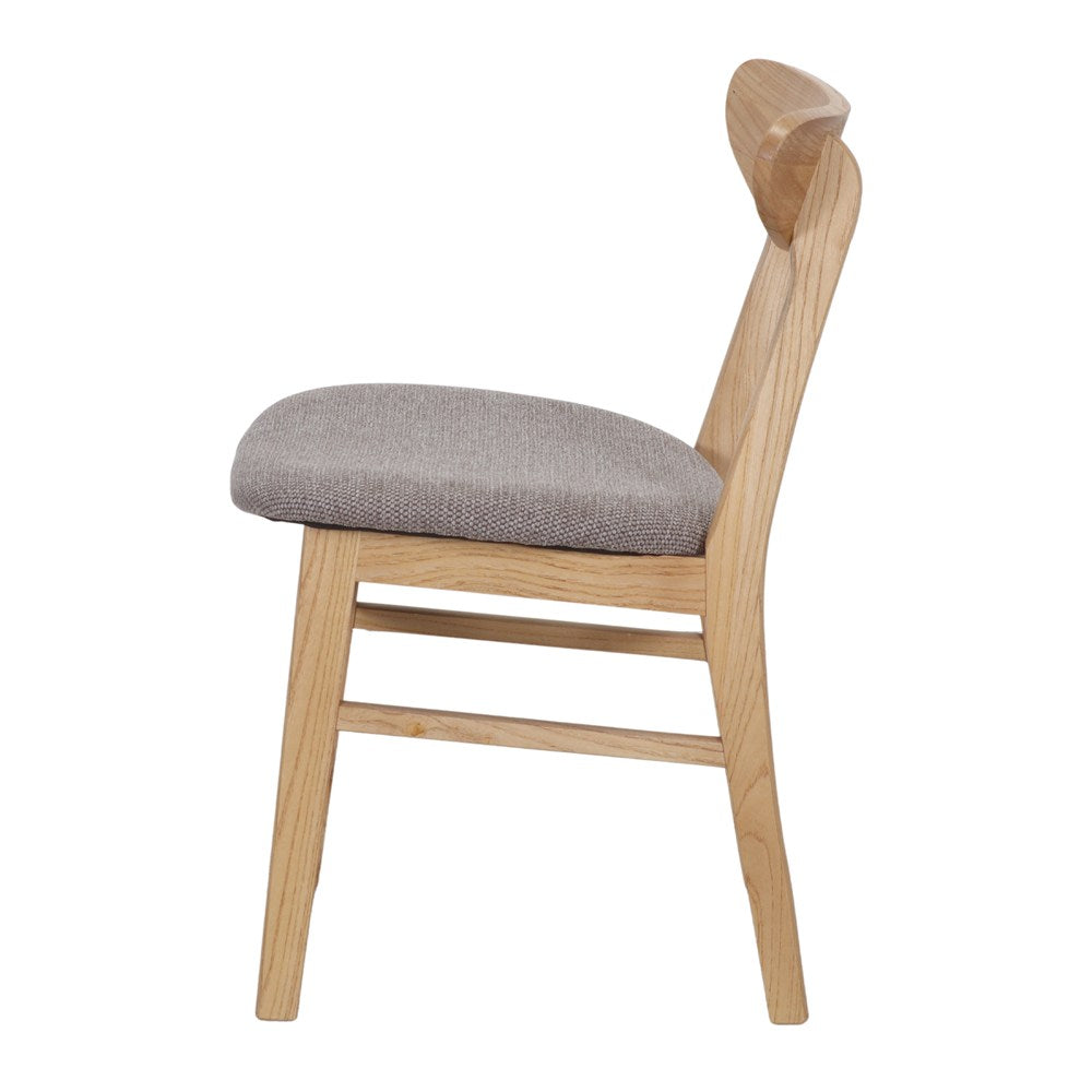 Set de 2 sillas de madera de olmo Martin