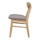 Set de 2 sillas de madera de olmo Martin
