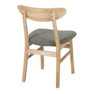 Set de 2 sillas de madera de olmo Martin