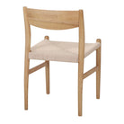 Set de 2 sillas de madera de olmo y enea Gienah