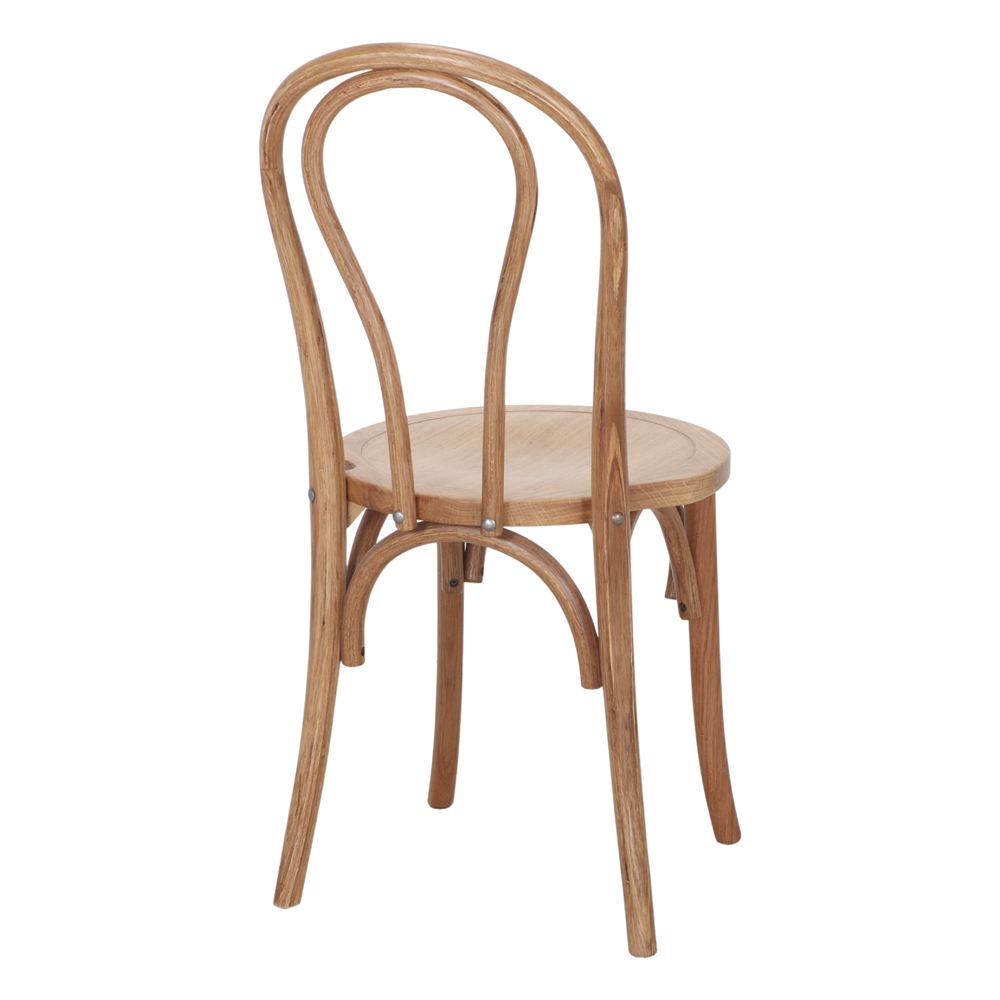 Set de 2 sillas de madera de roble Mauro