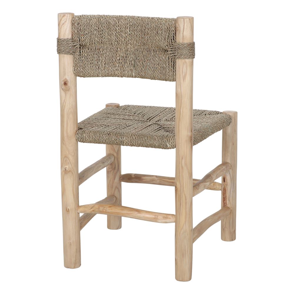 Set de 2 sillas de madera tropical Felipa