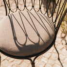 Set de 2 sillas de metal tapizadas Zeno