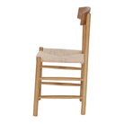 Set de 2 sillas de olmo con asiento de cuerda Ornella