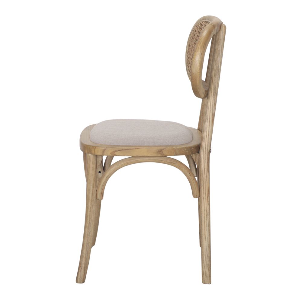 Set de 2 sillas de olmo envejecido Edoardo