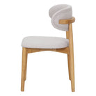 Set de 2 sillas de olmo tapizadas Ivo
