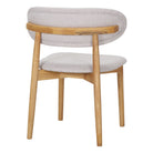 Set de 2 sillas de olmo tapizadas Ivo