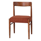 Set de 2 sillas de olmo tapizadas Mirfak