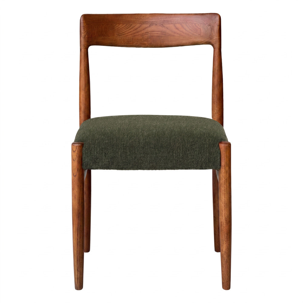 Set de 2 sillas de olmo tapizadas Mirfak