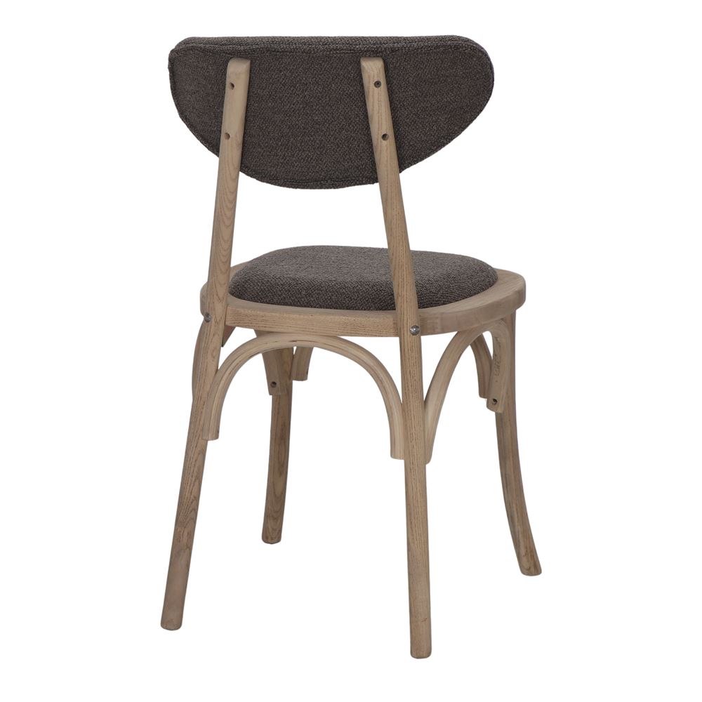 Set de 2 sillas de olmo tapizadas Pelayo