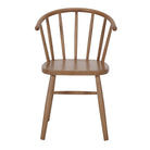 Set de 2 sillas de olmo torneado con brazos Ruggero