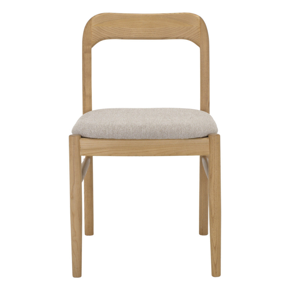 Set de 2 sillas de olmo torneado Miguela