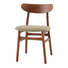 Set de 2 sillas de pino tapizadas Clarice
