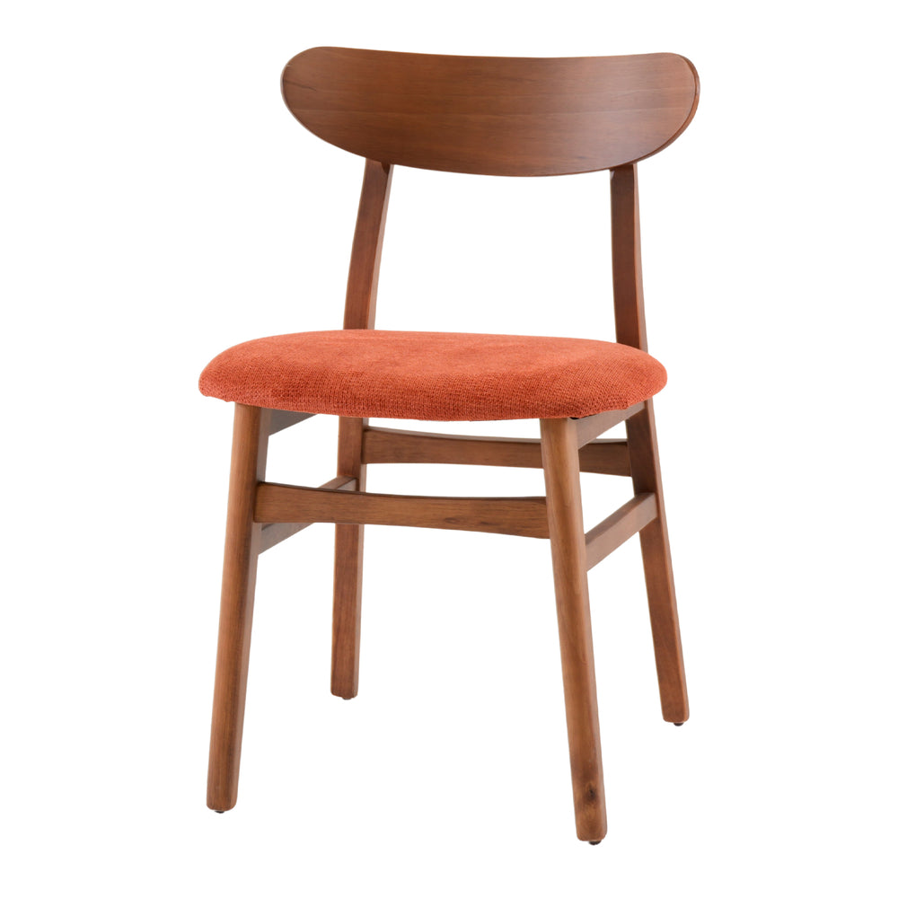 Set de 2 sillas de pino tapizadas Clarice