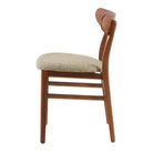 Set de 2 sillas de pino tapizadas Clarice