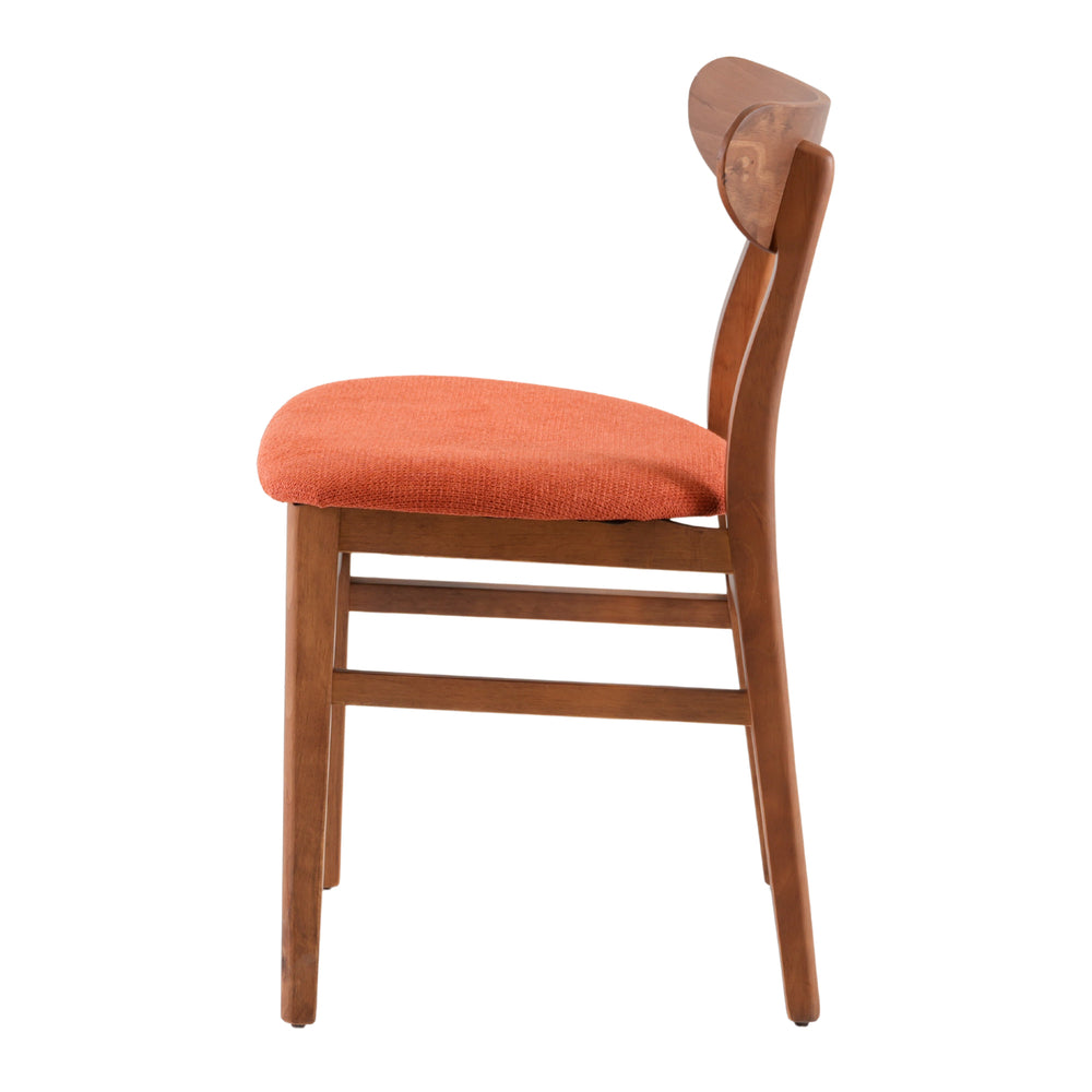 Set de 2 sillas de pino tapizadas Clarice