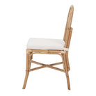 Set de 2 sillas de ratán con cojín Gilles