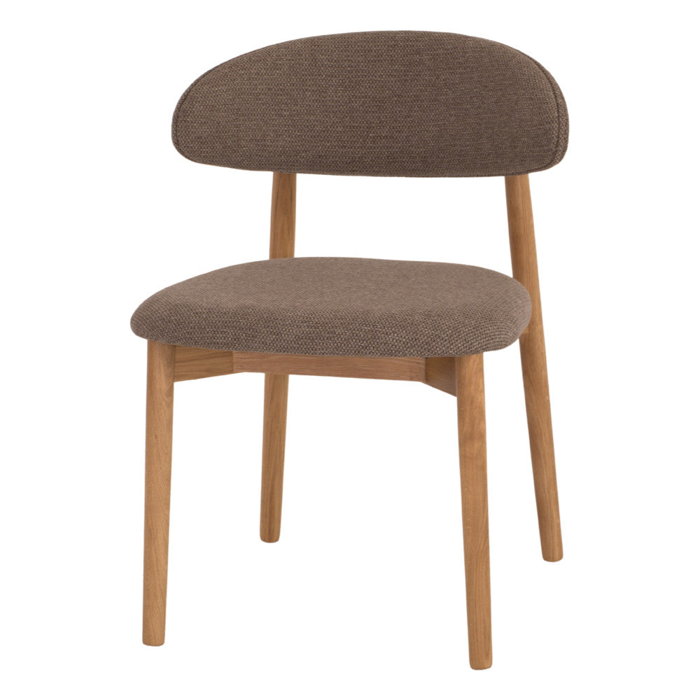 Set de 2 sillas de roble torneado Robert