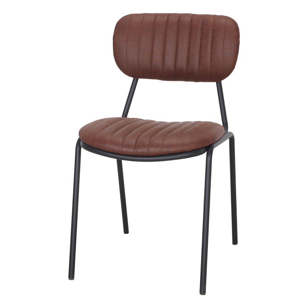 Set de 2 sillas de símil piel Letizia