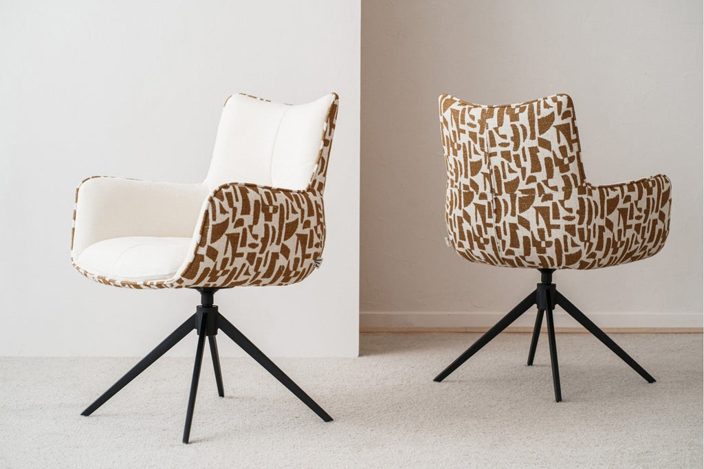 Set de 2 Sillas Giratorias Alse - pino_y_jacaranda