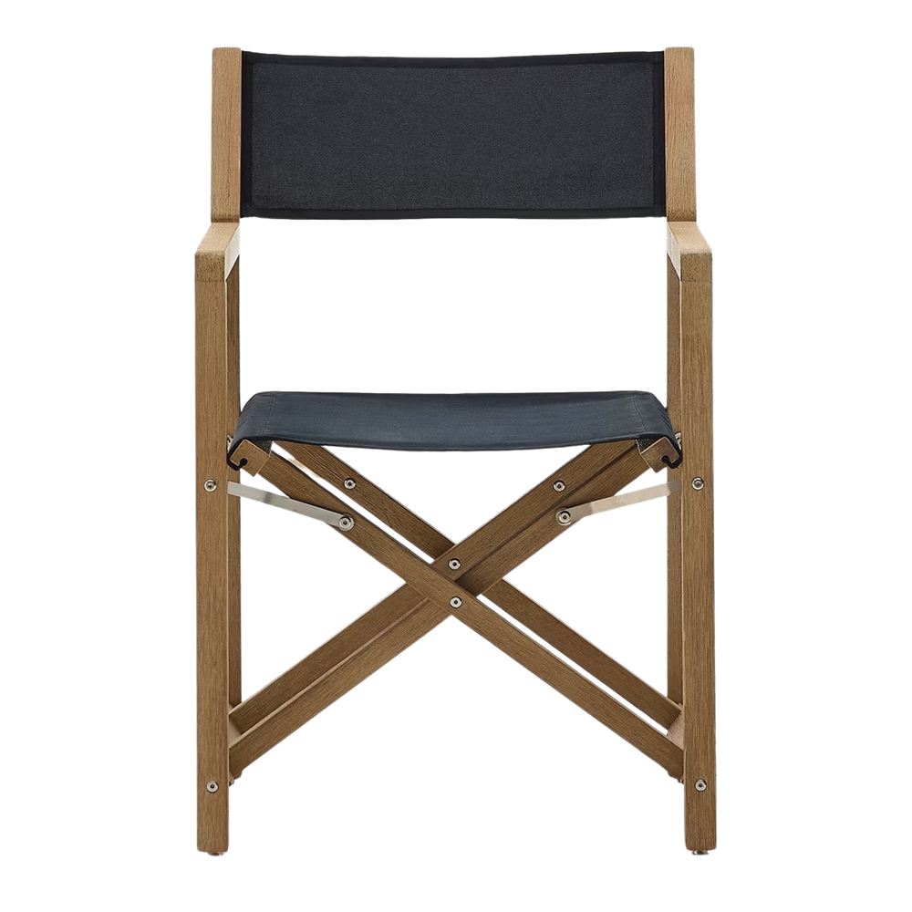 Set de 2 sillas plegables de acacia Calista