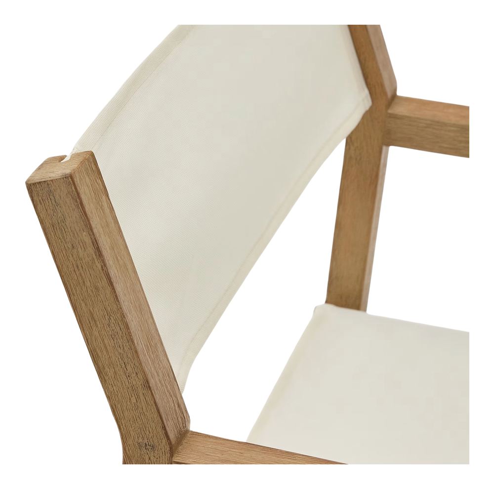 Set de 2 sillas plegables de acacia Calista