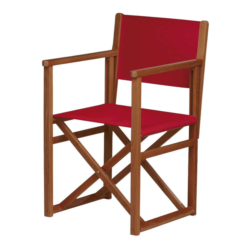Set de 2 sillas plegables de madera de haya Giacomo