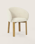 Set de 2 sillas Talia roble Dolmen Beige
