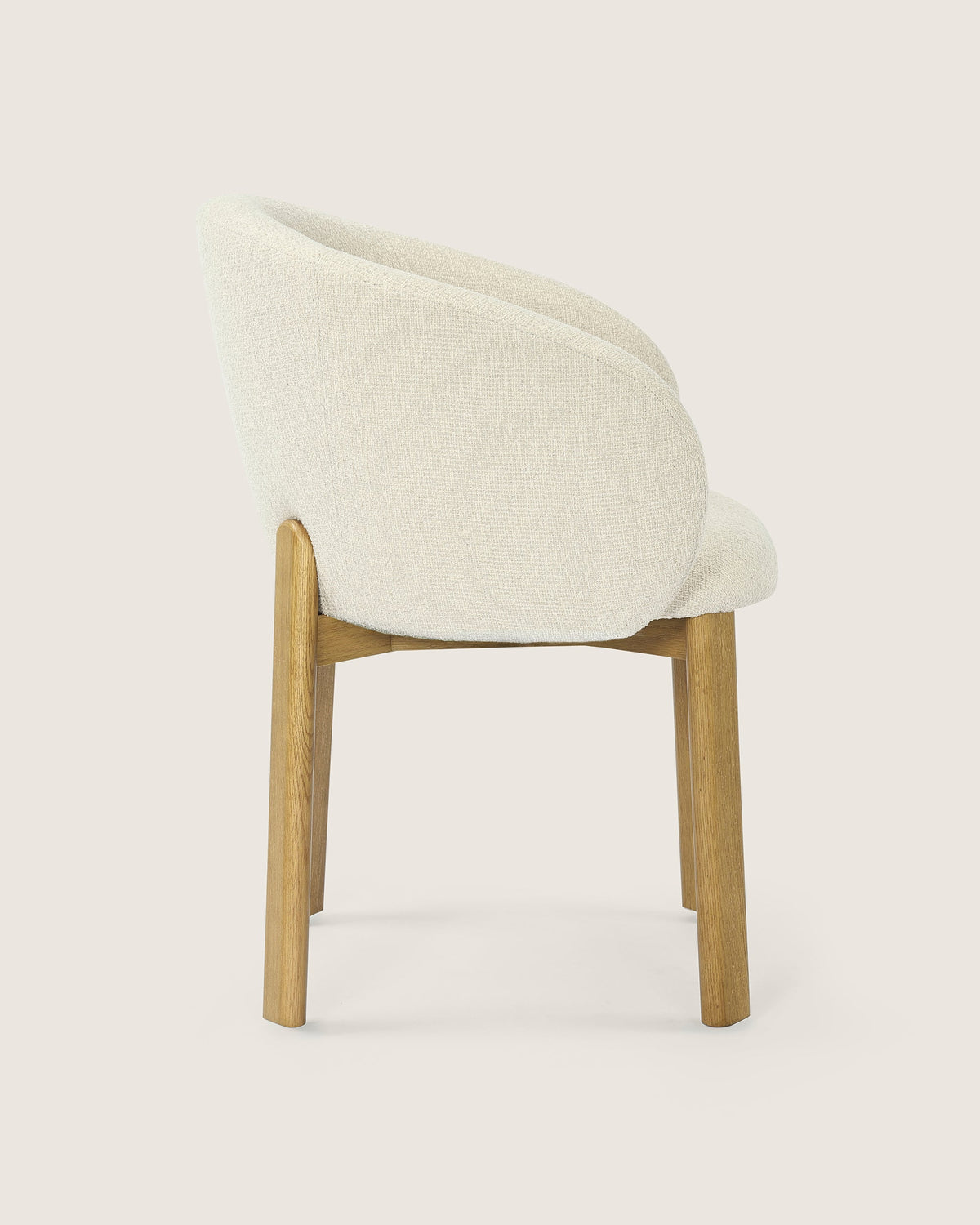 Set de 2 sillas Talia roble Dolmen Beige