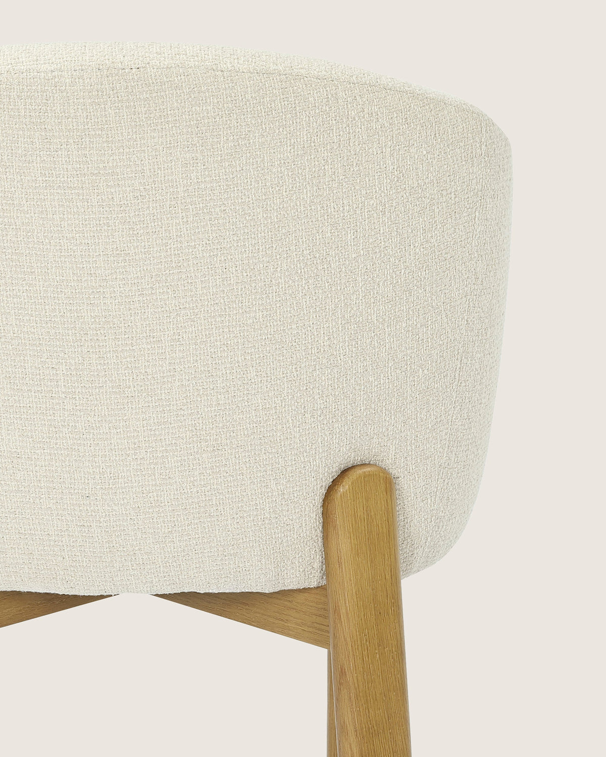 Set de 2 sillas Talia roble Dolmen Beige