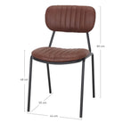 Set de 2 sillas tapizadas aterciopeladas curry Letizia