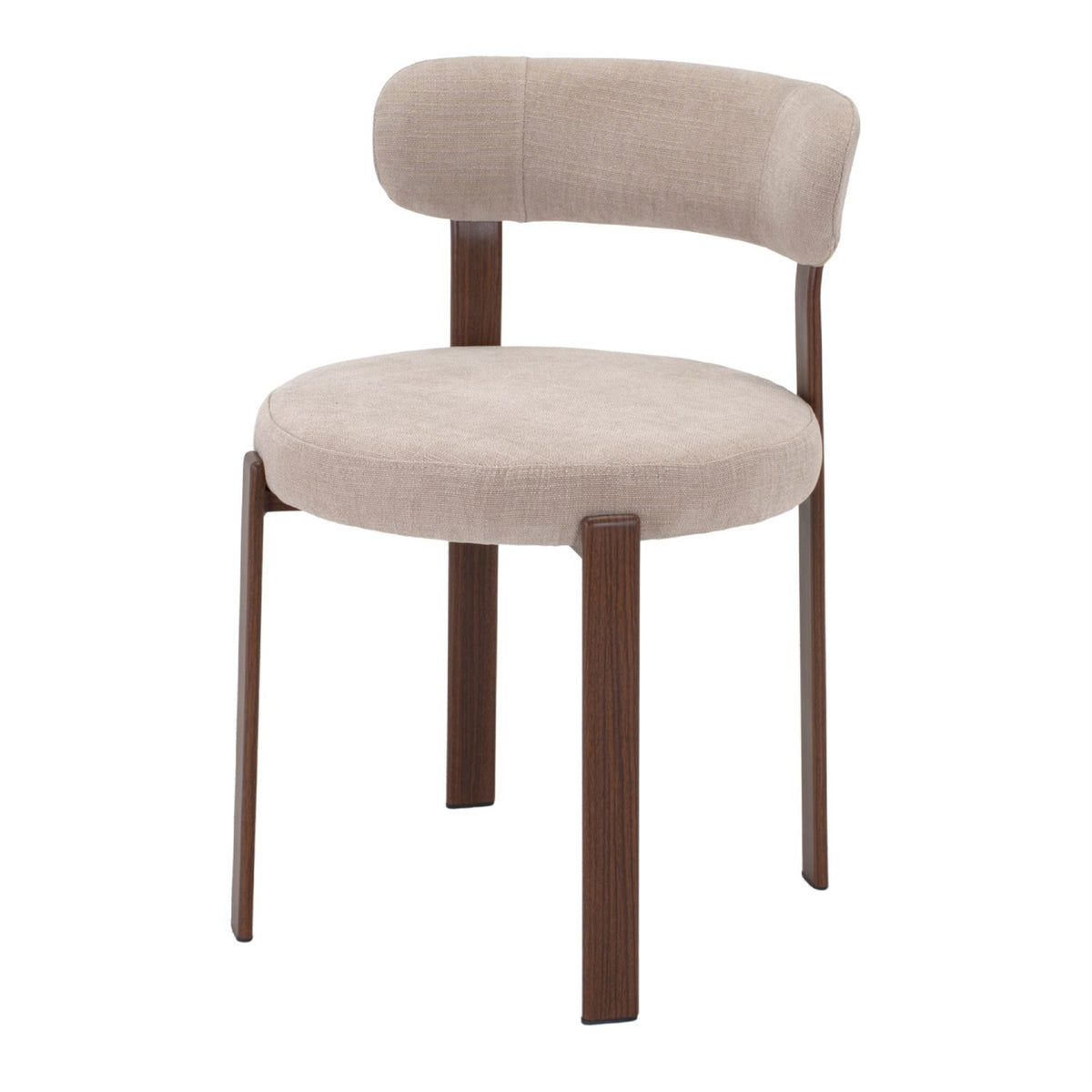 Set de 2 sillas tapizadas compactas Gian