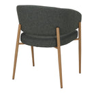 Set de 2 sillas tapizadas con brazos efecto roble Aitana