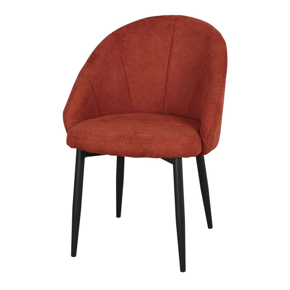 Set de 2 sillas tapizadas con patas de aguja Amaro