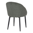 Set de 2 sillas tapizadas con patas de aguja Amaro