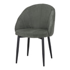 Set de 2 sillas tapizadas con patas de aguja Amaro