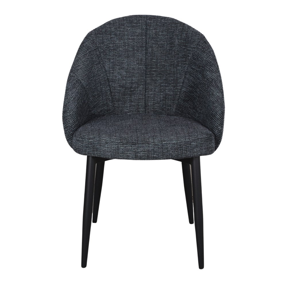 Set de 2 sillas tapizadas con patas de aguja Amaro