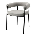 Set de 2 sillas tapizadas con patas de aguja Damiano