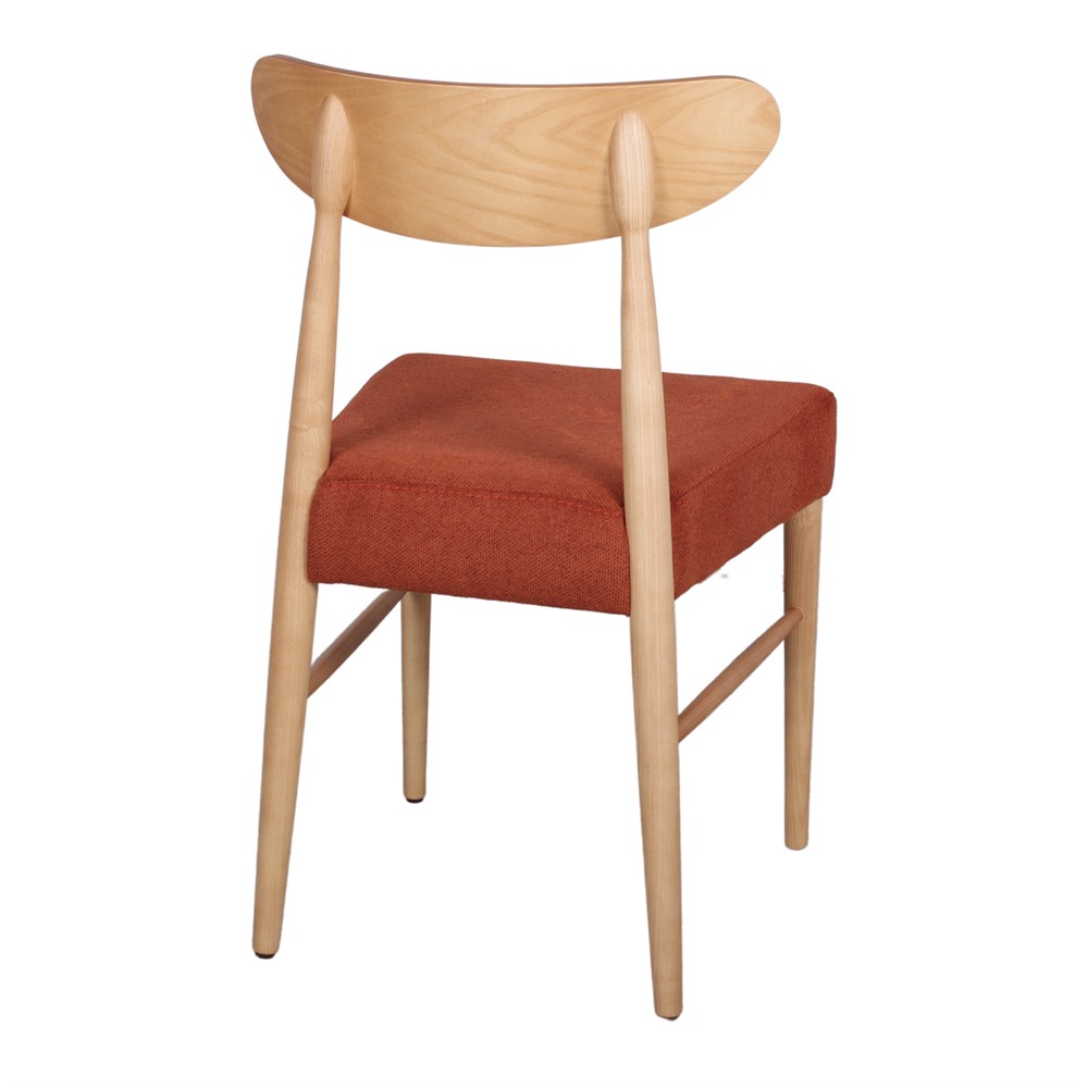 Set de 2 sillas tapizadas de fresno Subra