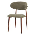 Set de 2 sillas tapizadas efecto madera Nereida