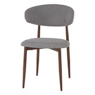 Set de 2 sillas tapizadas efecto madera Nereida