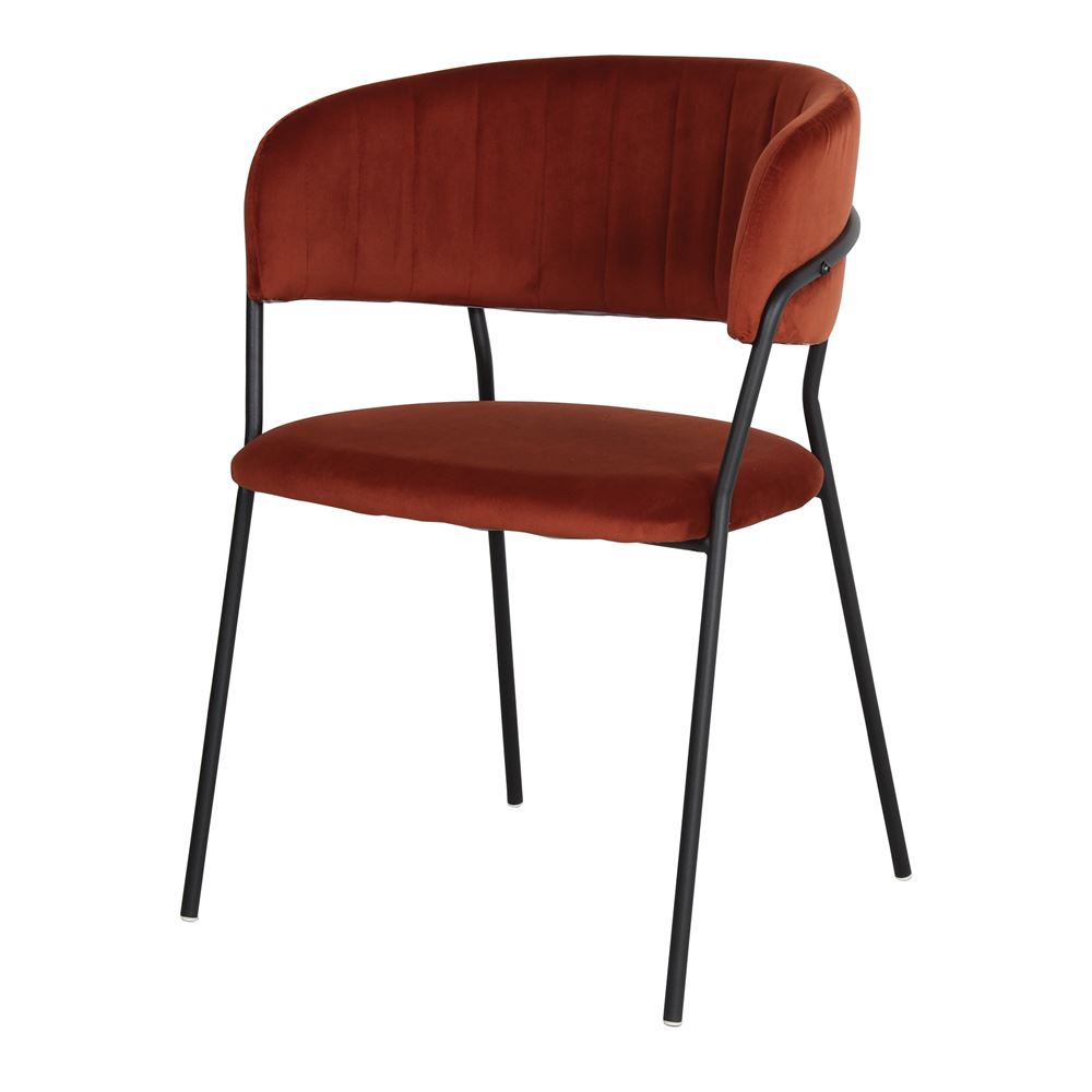 Set de 2 sillas tapizadas mid century Adhara
