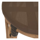 Set de 2 taburetes altos de exterior de aluminio Kaus
