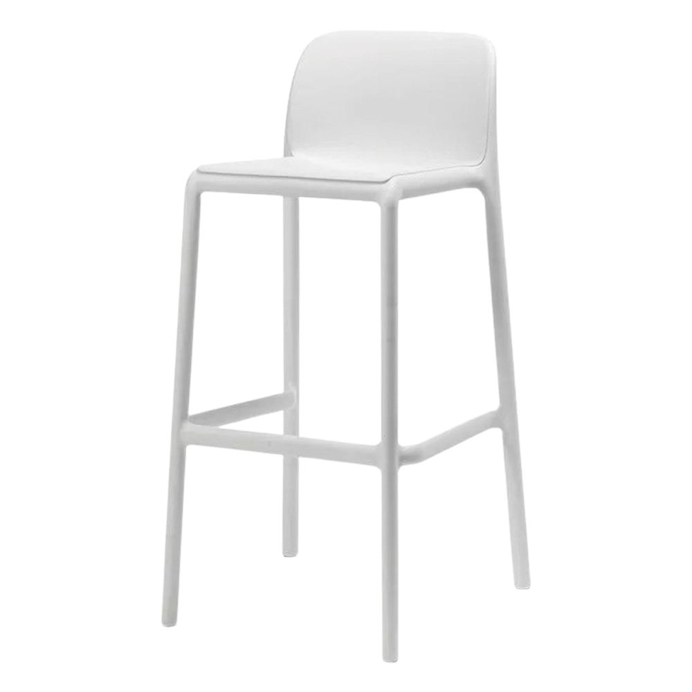 Set de 2 taburetes altos de exterior de polipropileno Jacobo