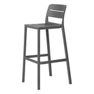 Set de 2 taburetes altos de exterior de polipropileno Ugo