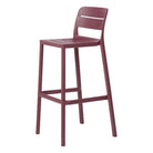 Set de 2 taburetes altos de exterior de polipropileno Ugo