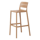 Set de 2 taburetes altos de exterior de polipropileno Ugo