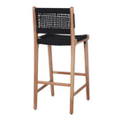 Set de 2 taburetes altos de madera y cuerda Ninetta